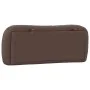 Cabecero de cama acolchado cuero sintético marrón 100 cm de , Cabeceros y pies de cama - Ref: Foro24-374558, Precio: 36,84 €,...