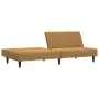 Braunes 2-Sitzer-Schlafsofa aus Samt von , Sofas - Ref: Foro24-375934, Preis: 224,20 €, Rabatt: %