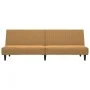 Braunes 2-Sitzer-Schlafsofa aus Samt von , Sofas - Ref: Foro24-375934, Preis: 224,20 €, Rabatt: %