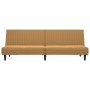 Brown velvet 2-seater sofa bed by , Sofas - Ref: Foro24-375934, Price: 228,15 €, Discount: %