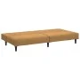Braunes 2-Sitzer-Schlafsofa aus Samt von , Sofas - Ref: Foro24-375934, Preis: 224,20 €, Rabatt: %