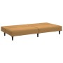 Brown velvet 2-seater sofa bed by , Sofas - Ref: Foro24-375934, Price: 228,15 €, Discount: %