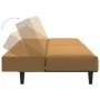 Braunes 2-Sitzer-Schlafsofa aus Samt von , Sofas - Ref: Foro24-375934, Preis: 224,20 €, Rabatt: %