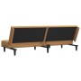 Brown velvet 2-seater sofa bed by , Sofas - Ref: Foro24-375934, Price: 228,15 €, Discount: %