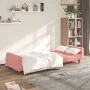 Rosafarbenes 2-Sitzer-Schlafsofa aus Samt von , Sofas - Ref: Foro24-375941, Preis: 251,09 €, Rabatt: %