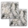 Stuhlkissen 2 Stück echtes Schaffell grau mix 40x40 cm von vidaXL, Kissen für Stühle und Sofas - Ref: Foro24-283889, Preis: 4...