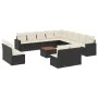 14-piece garden sofa set with black synthetic rattan cushions by , Modular outdoor sofas - Ref: Foro24-3224376, Price: 790,61...