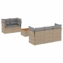 Juego de sofás jardín con cojines 6 pzas ratán sintético beige | Foro24.es | Tu tienda online para hogar, jardín y más Foro24.es