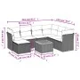8-piece garden sofa set and gray synthetic rattan cushions by , Garden sets - Ref: Foro24-3223764, Price: 439,75 €, Discount: %