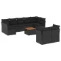 Garden sofa set 10 pieces with black synthetic rattan cushions by , Garden sets - Ref: Foro24-3223808, Price: 615,85 €, Disco...