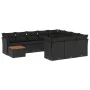 11-piece garden sofa set and black synthetic rattan cushions by , Garden sets - Ref: Foro24-3223843, Price: 690,98 €, Discoun...