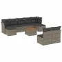 10-piece garden sofa set with gray synthetic rattan cushions by , Garden sets - Ref: Foro24-3223862, Price: 518,64 €, Discoun...