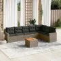 8-teiliges Gartensofa-Set und graue synthetische Rattankissen von , Gartensets - Ref: Foro24-3224156, Preis: 468,85 €, Rabatt: %