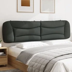 Dark gray fabric padded headboard 200 cm by , Headboards and footboards - Ref: Foro24-374617, Price: 83,05 €, Discount: %