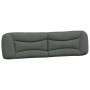 Dark gray fabric padded headboard 200 cm by , Headboards and footboards - Ref: Foro24-374617, Price: 83,70 €, Discount: %