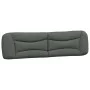 Dark gray fabric padded headboard 200 cm by , Headboards and footboards - Ref: Foro24-374617, Price: 83,05 €, Discount: %