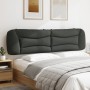 Dark gray fabric padded headboard 200 cm by , Headboards and footboards - Ref: Foro24-374617, Price: 83,70 €, Discount: %