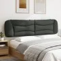 Dark gray fabric padded headboard 200 cm by , Headboards and footboards - Ref: Foro24-374617, Price: 83,05 €, Discount: %