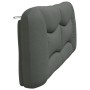 Dark gray fabric padded headboard 200 cm by , Headboards and footboards - Ref: Foro24-374617, Price: 83,70 €, Discount: %