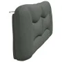 Dark gray fabric padded headboard 200 cm by , Headboards and footboards - Ref: Foro24-374617, Price: 83,05 €, Discount: %