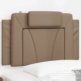 Cappuccino synthetic leather padded bed headboard 90 cm by , Headboards and footboards - Ref: Foro24-374771, Price: 29,63 €, ...