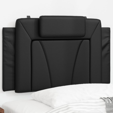 Black synthetic leather padded bed headboard 90 cm by , Headboards and footboards - Ref: Foro24-374767, Price: 40,67 €, Disco...