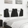 Gepolstertes Kopfteil Kunstleder schwarz weiß 120 cm von , Kopf- und Fußteile - Ref: Foro24-374786, Preis: 41,35 €, Rabatt: %