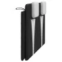 Gepolstertes Kopfteil Kunstleder schwarz weiß 120 cm von , Kopf- und Fußteile - Ref: Foro24-374786, Preis: 41,35 €, Rabatt: %