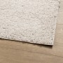 PAMPLONA moderner Langflor-Shaggy-Teppich cremefarben 80x200 cm von , Teppiche - Ref: Foro24-375230, Preis: 37,96 €, Rabatt: %