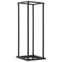 Firewood rack with black steel base 37x37x113 cm by vidaXL, Firewood bags and holders - Ref: Foro24-284702, Price: 48,85 €, D...