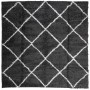 PAMPLONA moderner Langflorteppich Schwarz und Creme 160x160cm von , Teppiche - Ref: Foro24-375412, Preis: 49,53 €, Rabatt: %