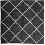 PAMPLONA moderner Langflorteppich Schwarz und Creme 160x160cm von , Teppiche - Ref: Foro24-375412, Preis: 48,99 €, Rabatt: %