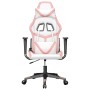 Massage-Gaming-Stuhl aus weißem und rosa Kunstleder von , Gaming-Stühle - Ref: Foro24-345431, Preis: 116,72 €, Rabatt: %