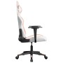 Massage-Gaming-Stuhl aus weißem und rosa Kunstleder von , Gaming-Stühle - Ref: Foro24-345431, Preis: 116,72 €, Rabatt: %