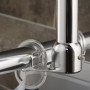 RIDDER Chrom Gardinenstange Halterung für Badezimmer 55x2,5x2,5 cm von RIDDER, Duschstangen - Ref: Foro24-425900, Preis: 23,6...