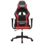 Black and red synthetic leather massage gaming chair by , Gaming chairs - Ref: Foro24-345446, Price: 115,85 €, Discount: %