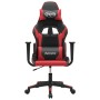 Schwarz-roter Massage-Gaming-Stuhl aus Kunstleder von , Gaming-Stühle - Ref: Foro24-345446, Preis: 117,62 €, Rabatt: %