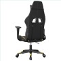 Schwarz-goldener Massage-Gaming-Stuhl aus Kunstleder von , Gaming-Stühle - Ref: Foro24-345425, Preis: 116,84 €, Rabatt: %