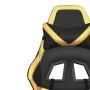 Silla gaming de masaje cuero sintético negro y dorado de , Sillones para videojuegos - Ref: Foro24-345425, Precio: 115,06 €, ...