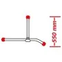 RIDDER Chrom Gardinenstange Halterung für Badezimmer 55x2,5x2,5 cm von RIDDER, Duschstangen - Ref: Foro24-425900, Preis: 23,7...