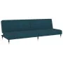 2-Sitzer-Schlafsofa aus blauem Samt von , Sofas - Ref: Foro24-375873, Preis: 256,80 €, Rabatt: %