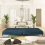 2-Sitzer-Schlafsofa aus blauem Samt von , Sofas - Ref: Foro24-375873, Preis: 256,80 €, Rabatt: %