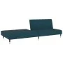 2-Sitzer-Schlafsofa aus blauem Samt von , Sofas - Ref: Foro24-375873, Preis: 256,80 €, Rabatt: %