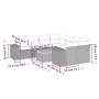 8-teiliges Gartensofa-Set und schwarze synthetische Rattankissen von , Gartensets - Ref: Foro24-3225370, Preis: 545,69 €, Rab...