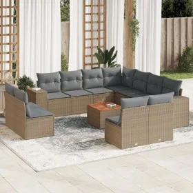 12-piece garden sofa set and brown synthetic rattan cushions by , Garden sets - Ref: Foro24-3225506, Price: 723,23 €, Discoun...