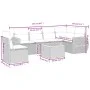 7-piece garden sofa set and beige synthetic rattan cushions by , Garden sets - Ref: Foro24-3257361, Price: 454,28 €, Discount: %