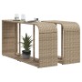Lagerregale 2 Einheiten beiges synthetisches Rattan von , Kleiderbügel und Regale - Ref: Foro24-366070, Preis: 65,92 €, Rabat...