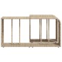 Lagerregale 2 Einheiten beiges synthetisches Rattan von , Kleiderbügel und Regale - Ref: Foro24-366070, Preis: 65,92 €, Rabat...