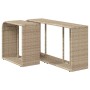 Lagerregale 2 Einheiten beiges synthetisches Rattan von , Kleiderbügel und Regale - Ref: Foro24-366070, Preis: 65,92 €, Rabat...