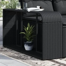 Lagerregale 2 Einheiten aus schwarzem synthetischem Rattan von , Kleiderbügel und Regale - Ref: Foro24-365981, Preis: 80,15 €...